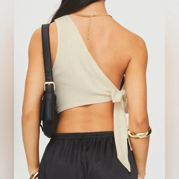 Princess Polly Frankle Top Cream - Picture 4 of 5